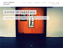 Tablet Screenshot of 12thstreetdojo.com